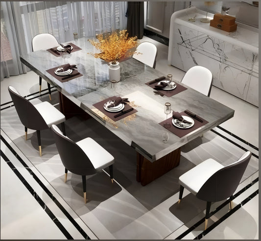 Luxury Dining Made Easy: Why a Marble Dining Table is worth It / Ruchi