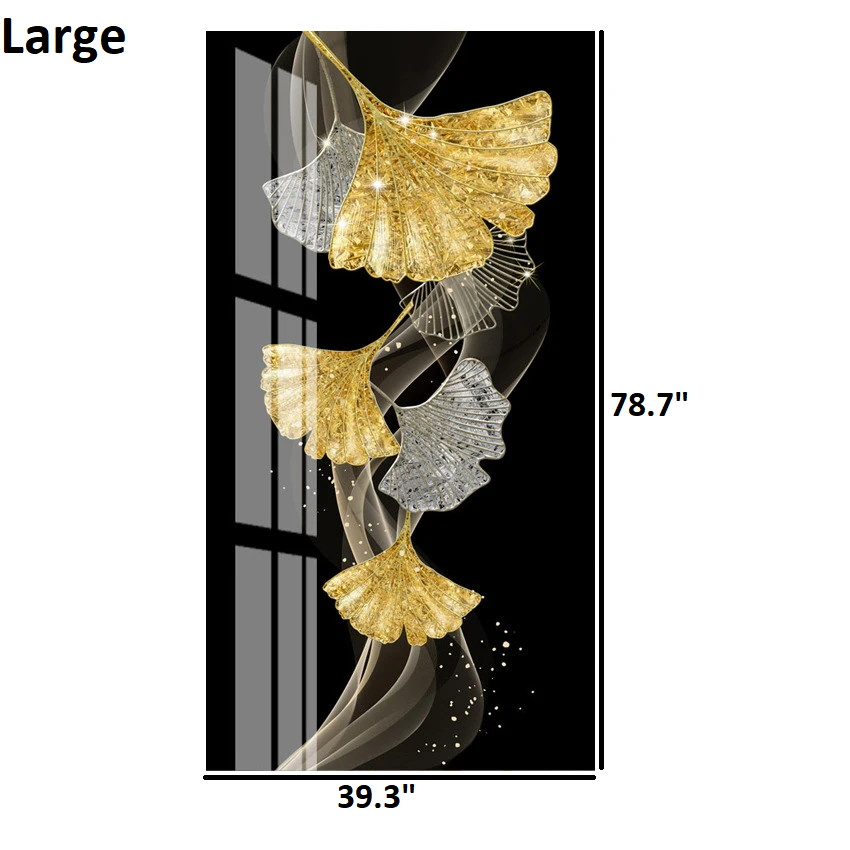 Gold-&-Silver Leaf Framed HD Poster / Ruchi