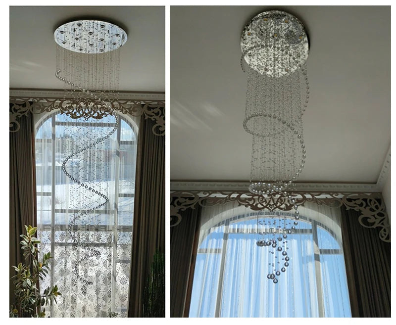 Remote Control LED Chandelier For Dining Room / Ruchi