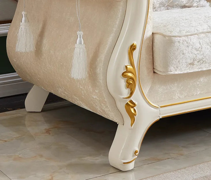 European Velvet Fabric Sofa Set / Ruchi