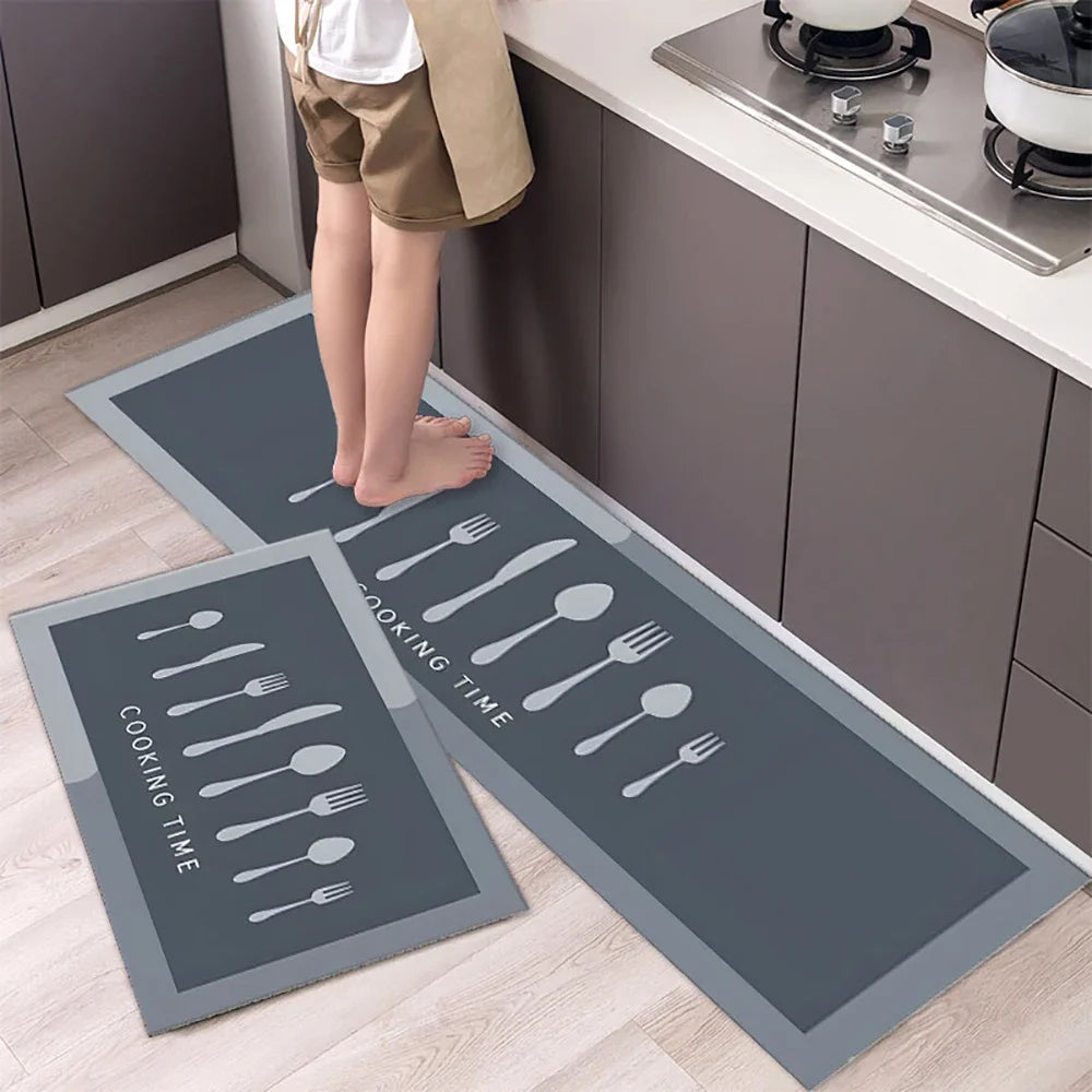 Modern Kitchen Floor Mat Style Area Rug / Ruchi
