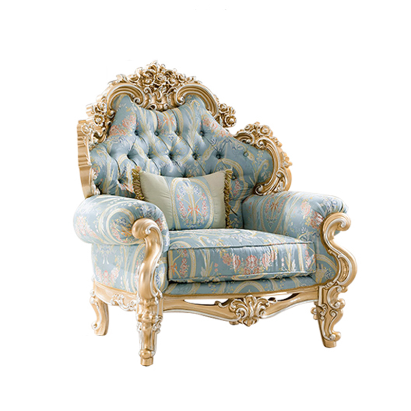 Liville Floral Fabric European Sofa Set / Ruchi