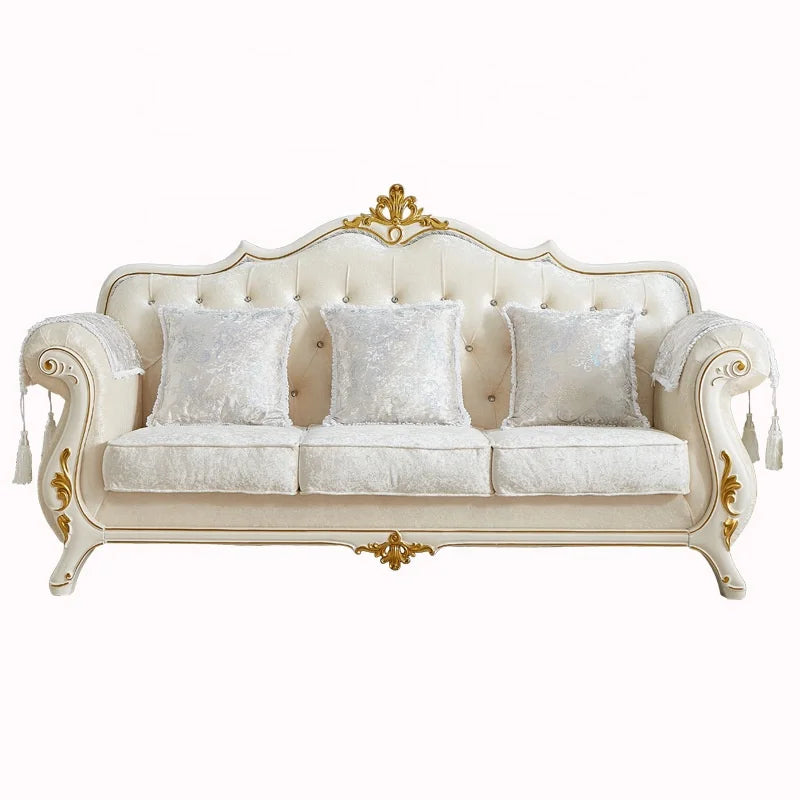 European Velvet Fabric Sofa Set / Ruchi
