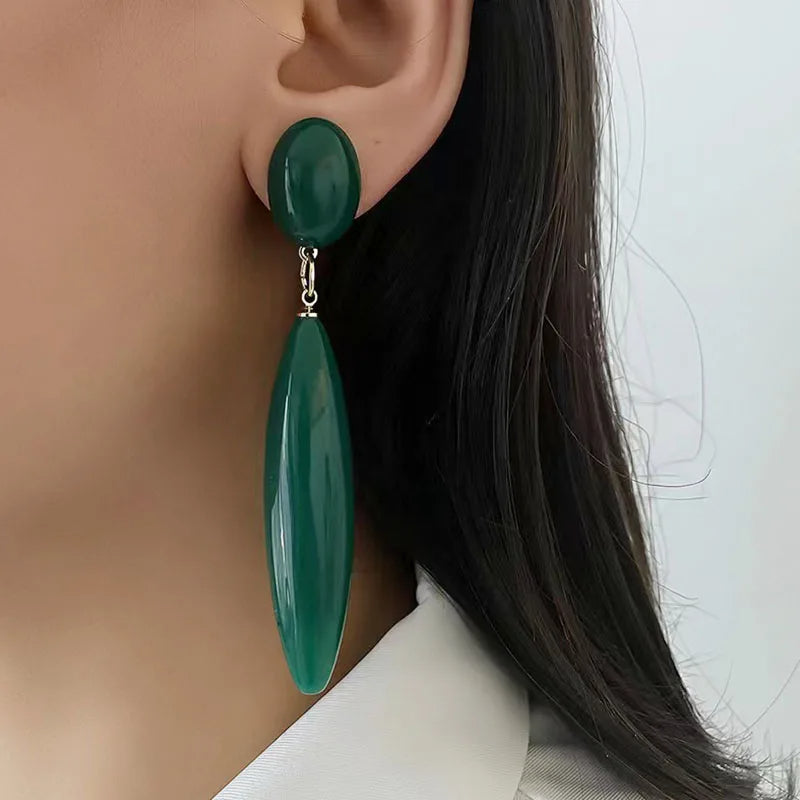Modern Stud Green Earring For Women / Ruchi