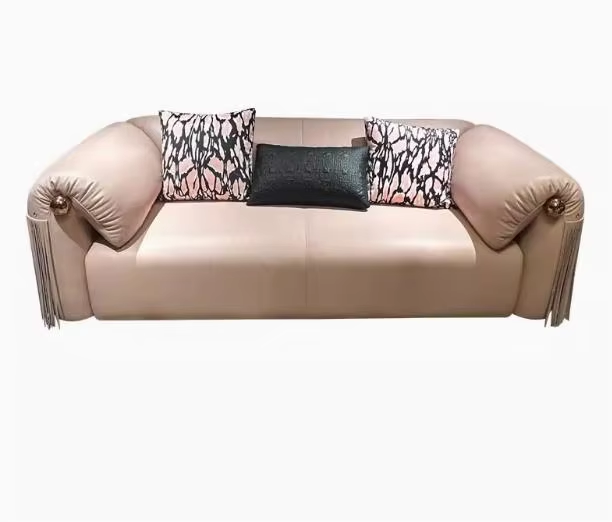 Italian Style Leather Sofa