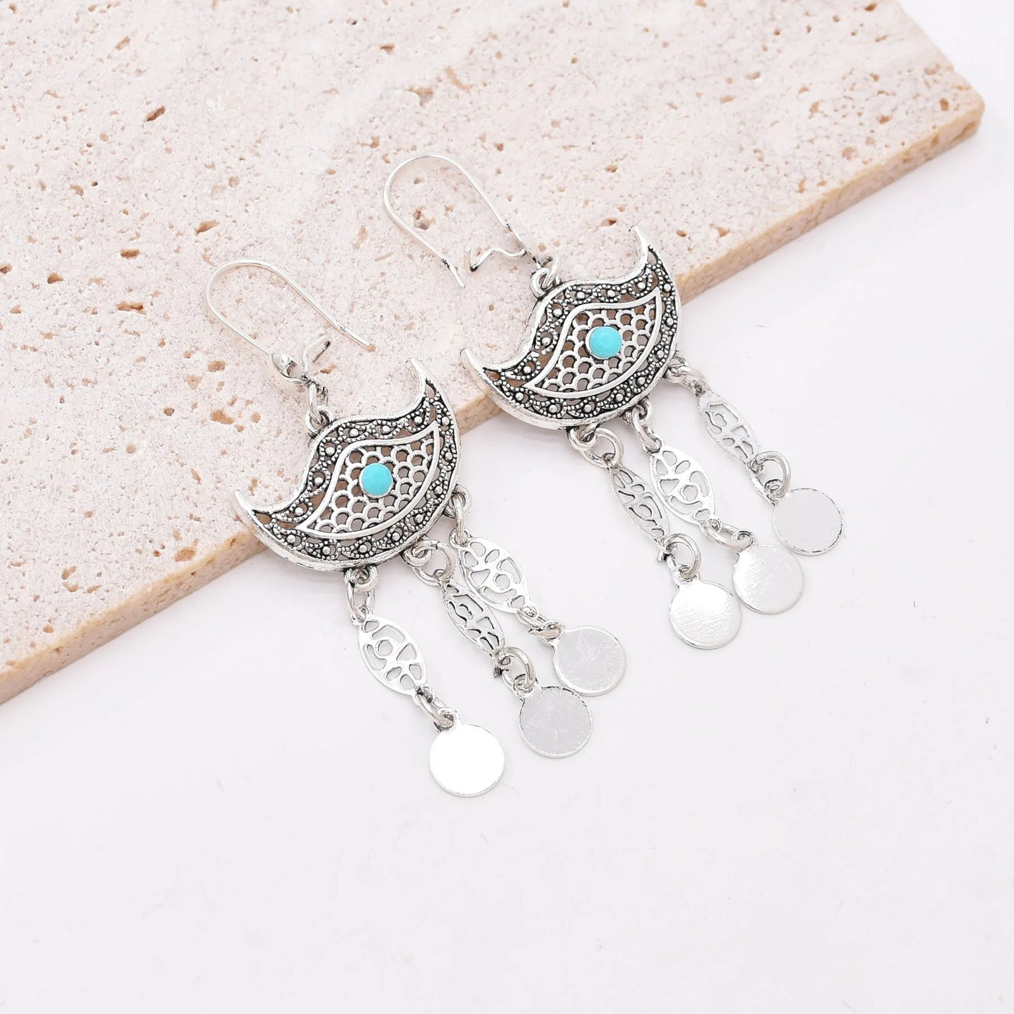 Bohemian Earrings And Necklace Set / Ruchi