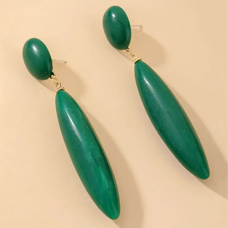 Modern Stud Green Earring For Women / Ruchi