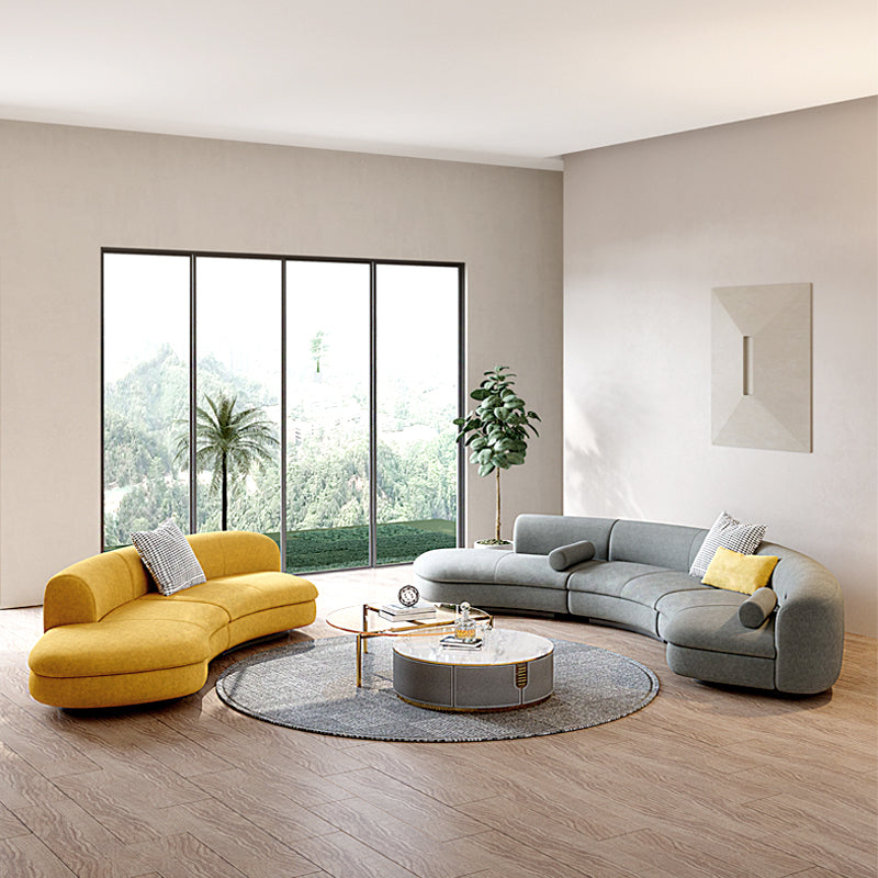 Modular Sectional Sofa With Fabric Upholstery / Ruchi