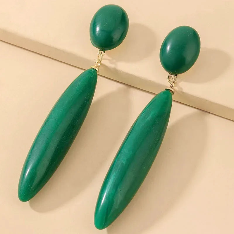 Modern Stud Green Earring For Women / Ruchi