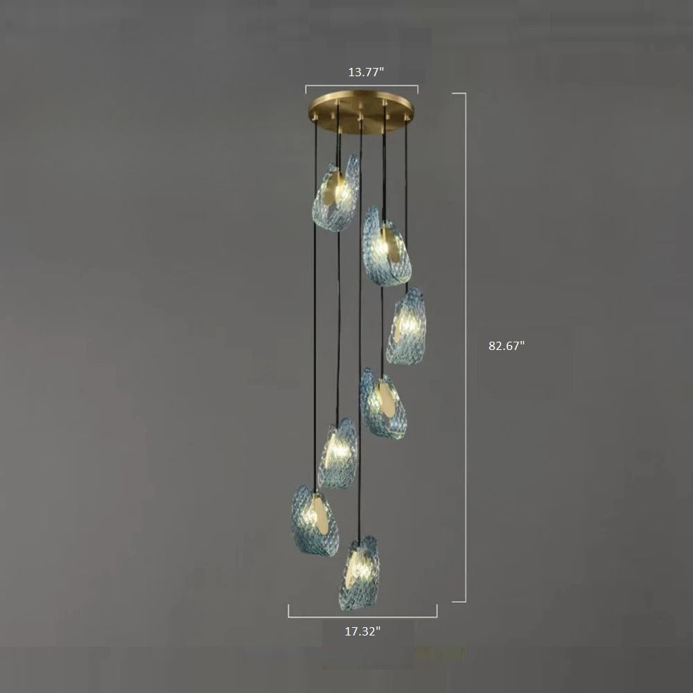 Modern LED Pendant Design Chandelier For Staircase / Ruchi
