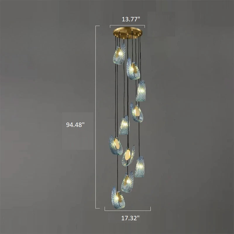 Modern LED Pendant Design Chandelier For Staircase / Ruchi