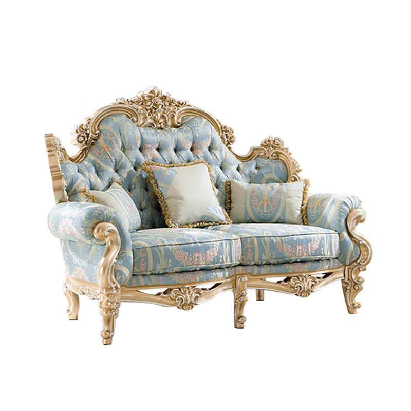 Liville Floral Fabric European Sofa Set / Ruchi