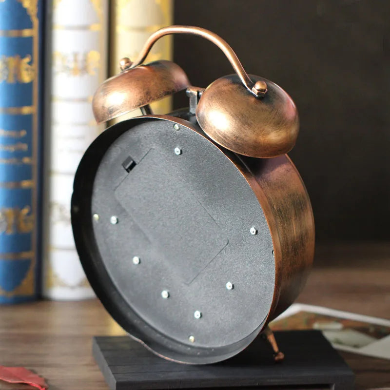 Vintage Mechanical Metal Alarm Clock / Ruchi