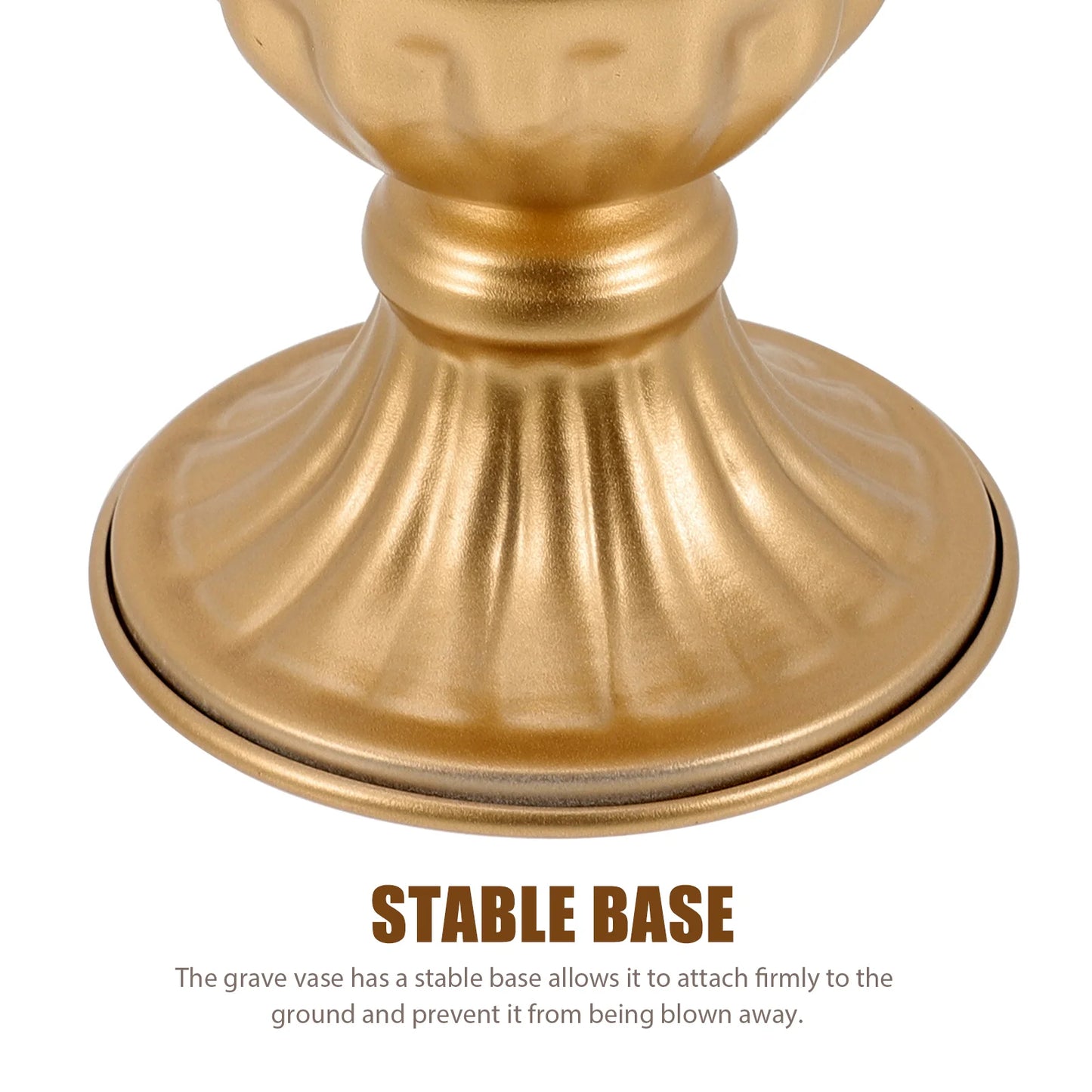 Metal Floor Vase Decor Set For Outdoor / Ruchi