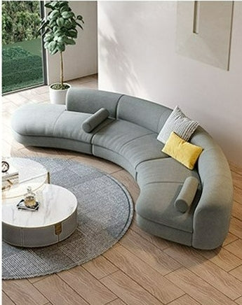Modular Sectional Sofa With Fabric Upholstery / Ruchi