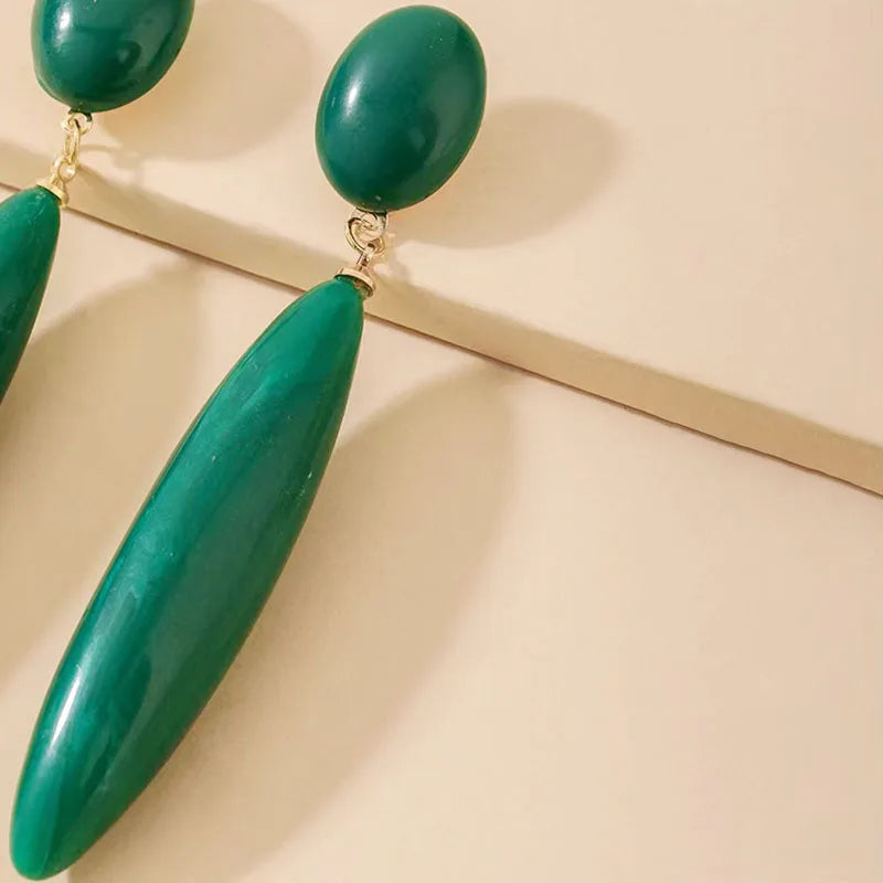 Modern Stud Green Earring For Women / Ruchi