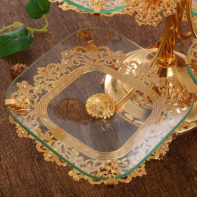 Metal Fruit Stand For Kitchen Counter With Trays / Ruchi