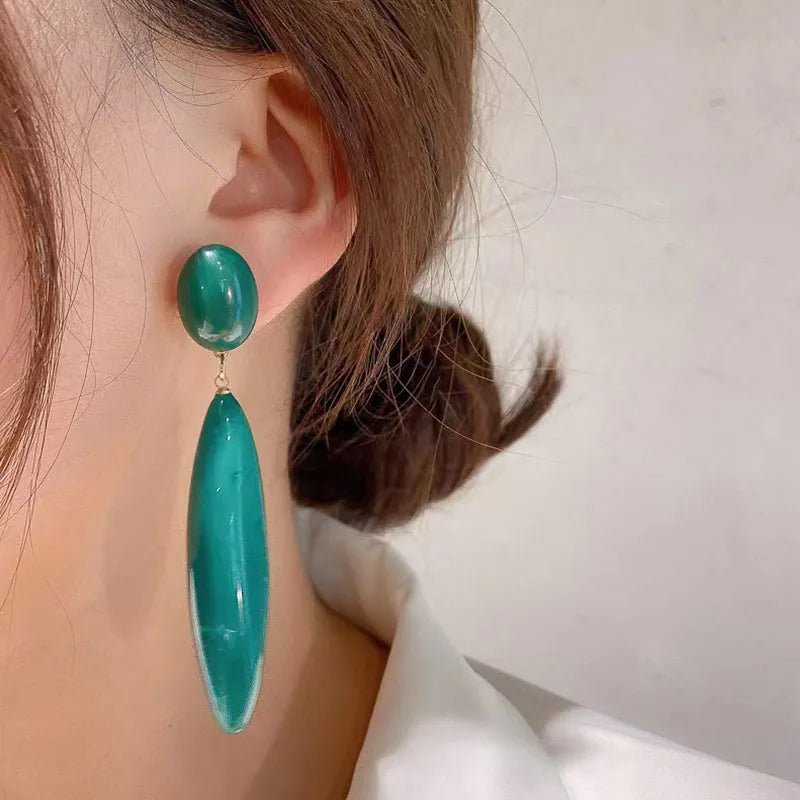 Modern Stud Green Earring For Women / Ruchi