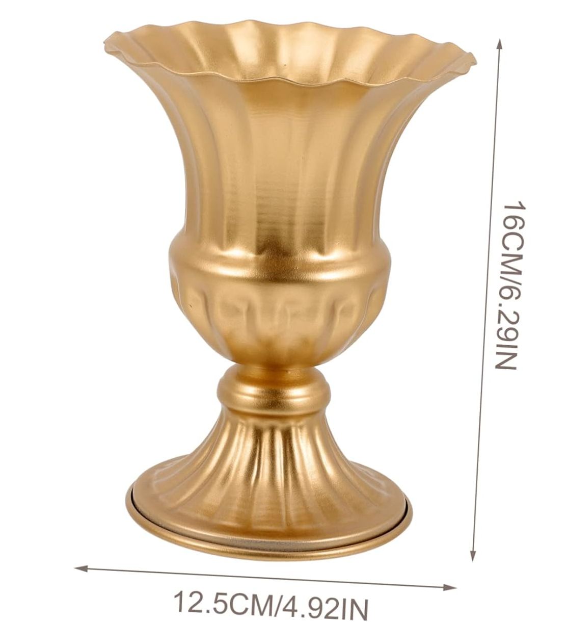 Metal Floor Vase Decor Set For Outdoor / Ruchi