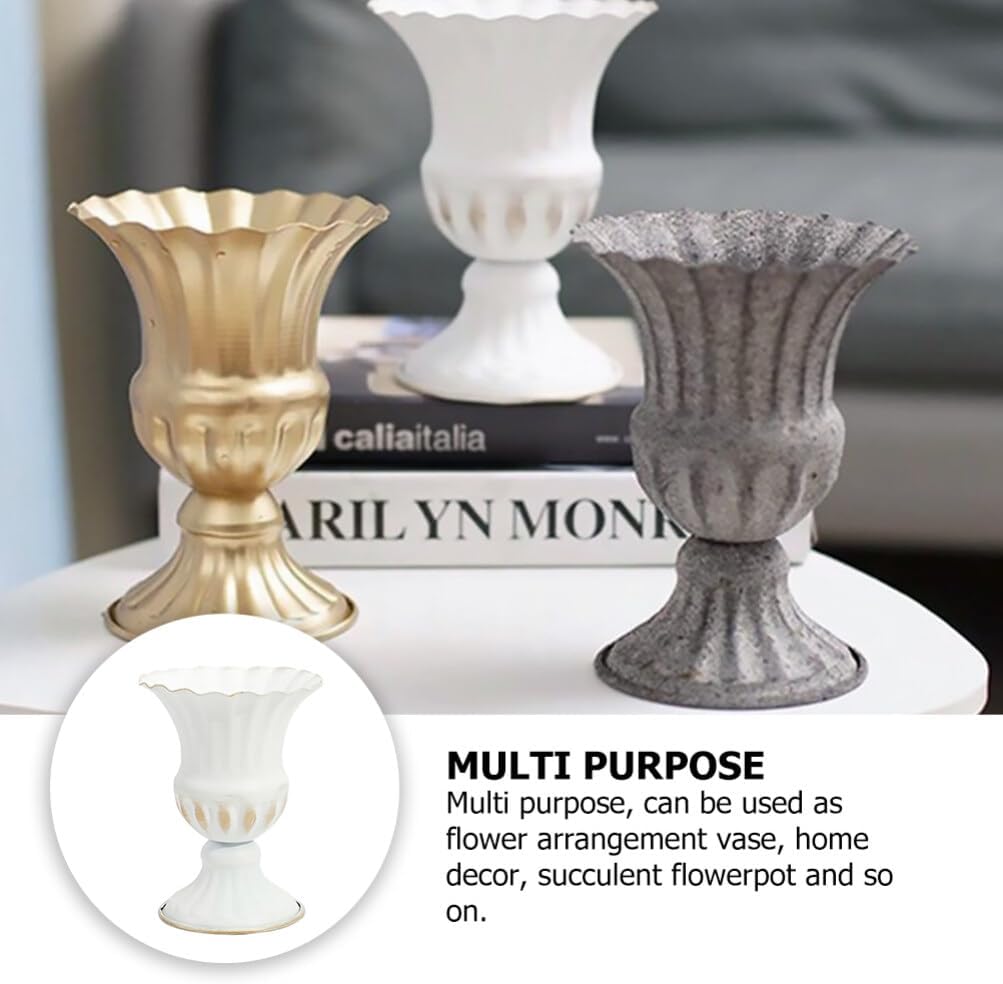 Metal Floor Vase Decor Set For Outdoor / Ruchi