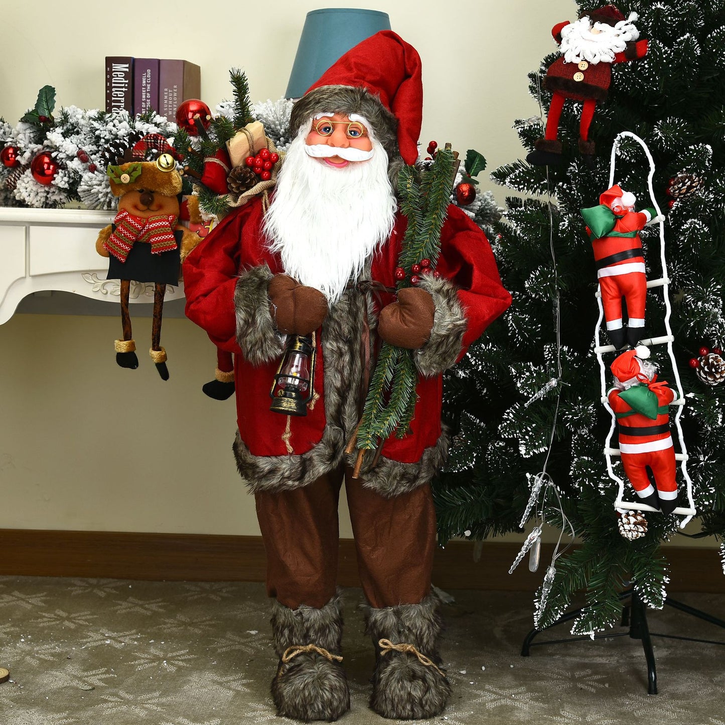 Large Vintage Santa Claus Doll / Ruchi