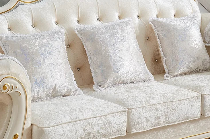 European Velvet Fabric Sofa Set / Ruchi