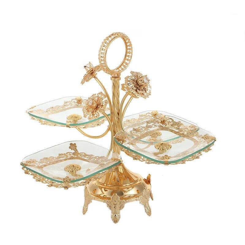 Metal Fruit Stand For Kitchen Counter With Trays / Ruchi