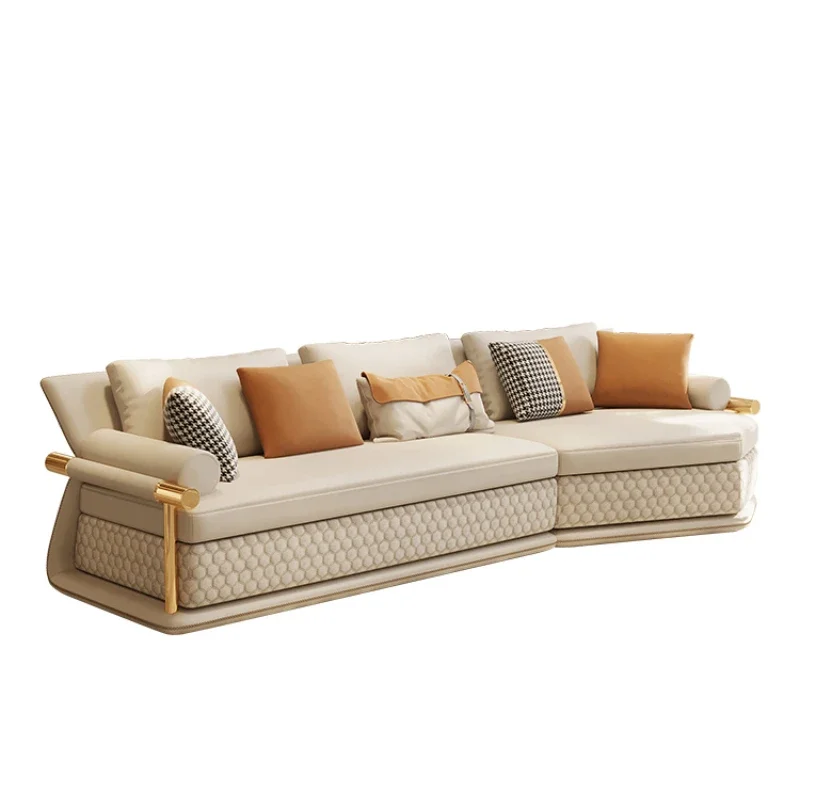 3 Piece Leather Sectional Sofa Set / Ruchi