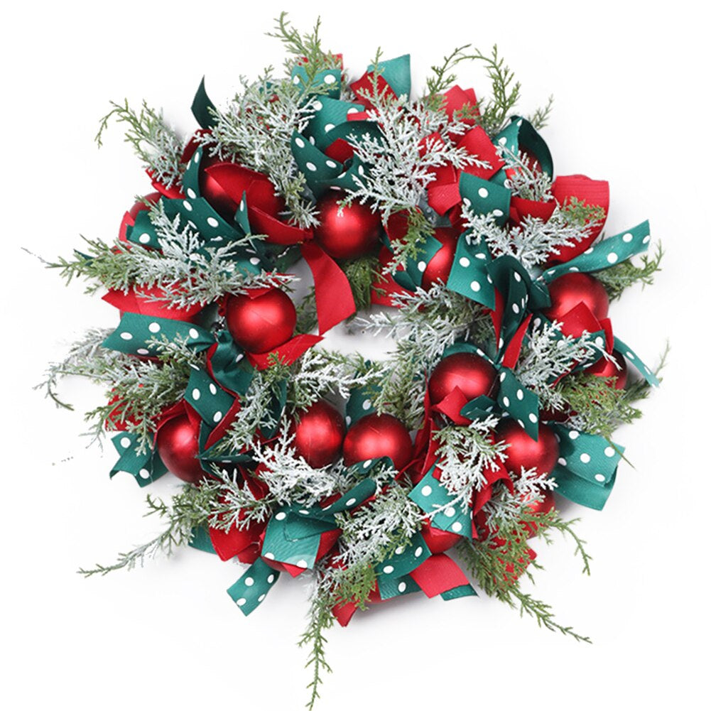 Artificial Christmas Wreath With LED Lights / Ruchi