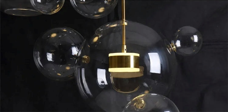 Bubble Shaped LED Glass Pendant Lighting / Ruchi