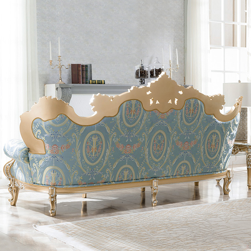 Liville Floral Fabric European Sofa Set / Ruchi