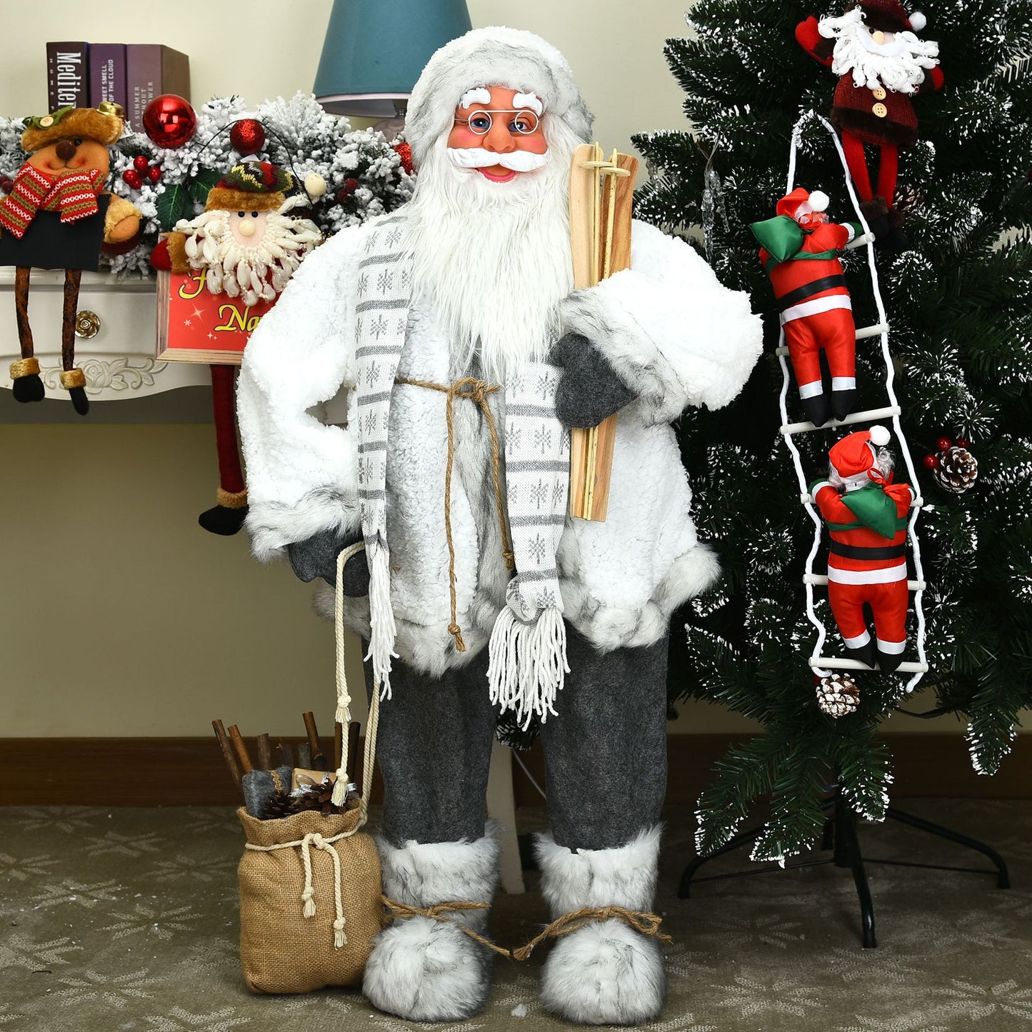 Large Vintage Santa Claus Doll / Ruchi
