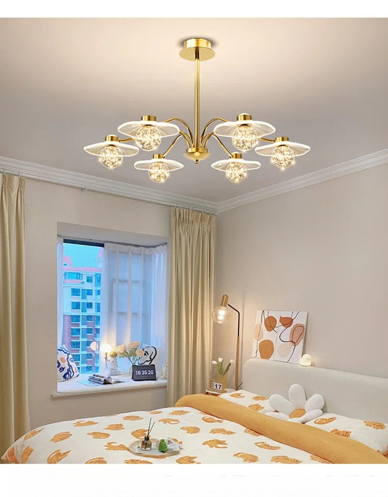 Modern Glass Ball Ceiling LED Chandelier / Ruchi