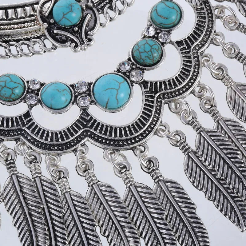 Leaf Shaped Vintage Necklace For Women / Ruchi