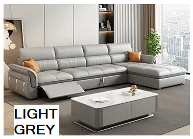 Leather Recliner Sectional Sofa
