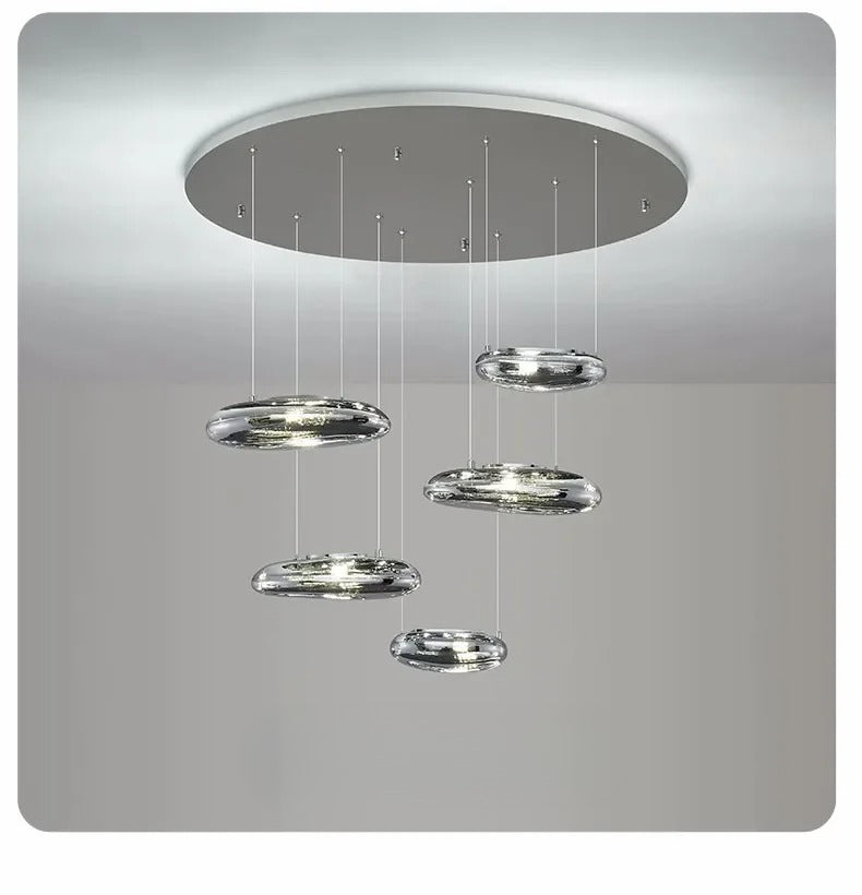 Modern Cobblestone LED Chandelier / Ruchi