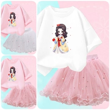 Fashionable Printed Top Kids Dress / Ruchi