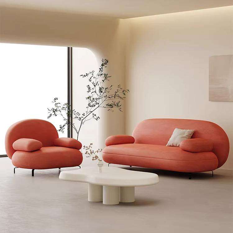 Minimalistic Microfiber Modern Sofa Set / Ruchi