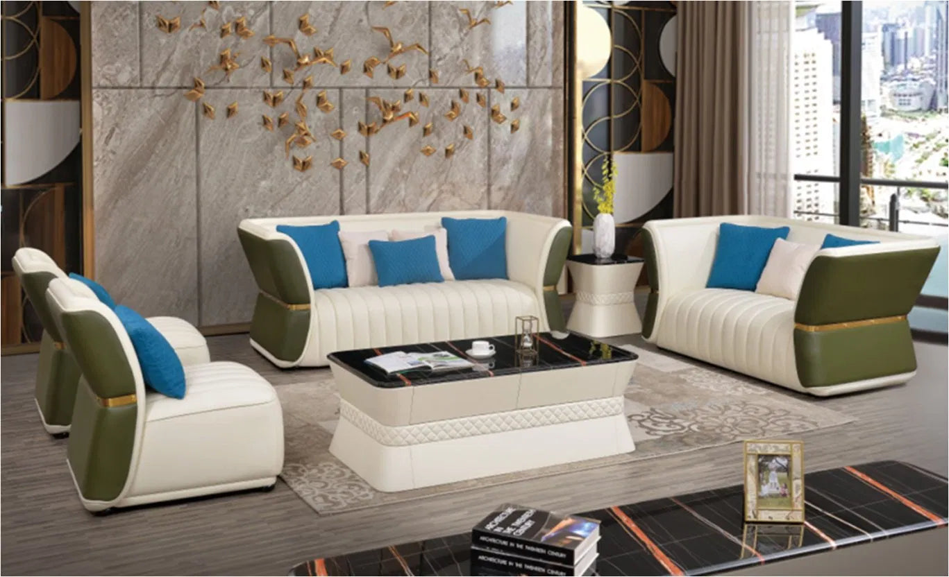 3+2+1+1 Leather Sofa Set