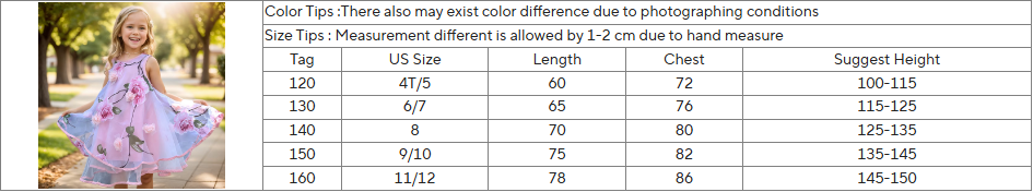 Casual Kids Girl Dress For Summer / Ruchi