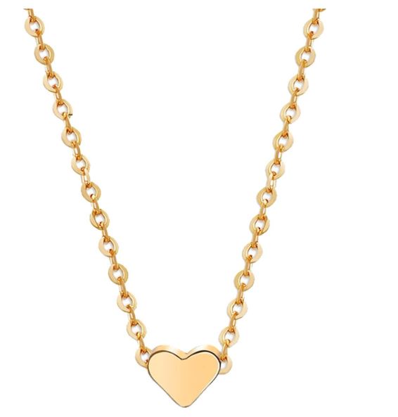 Golden Love Pendant Necklace Women / Ruchi