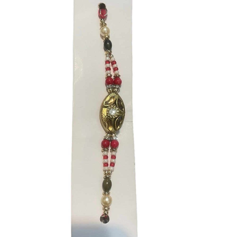 Rakhi Thali Set With Flower Vase / Ruchi