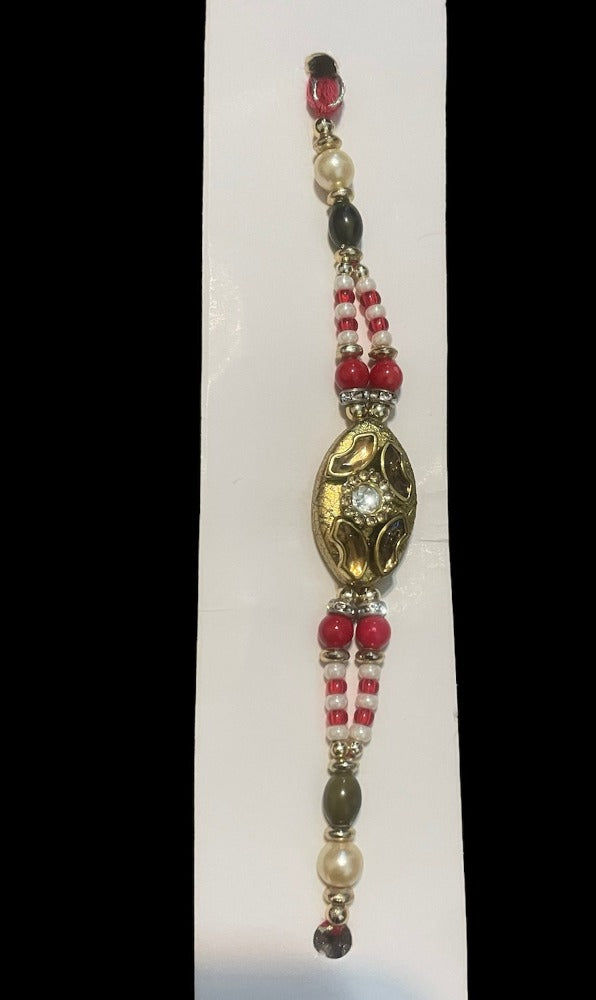 Rakhi Thali Set With Flower Vase / Ruchi