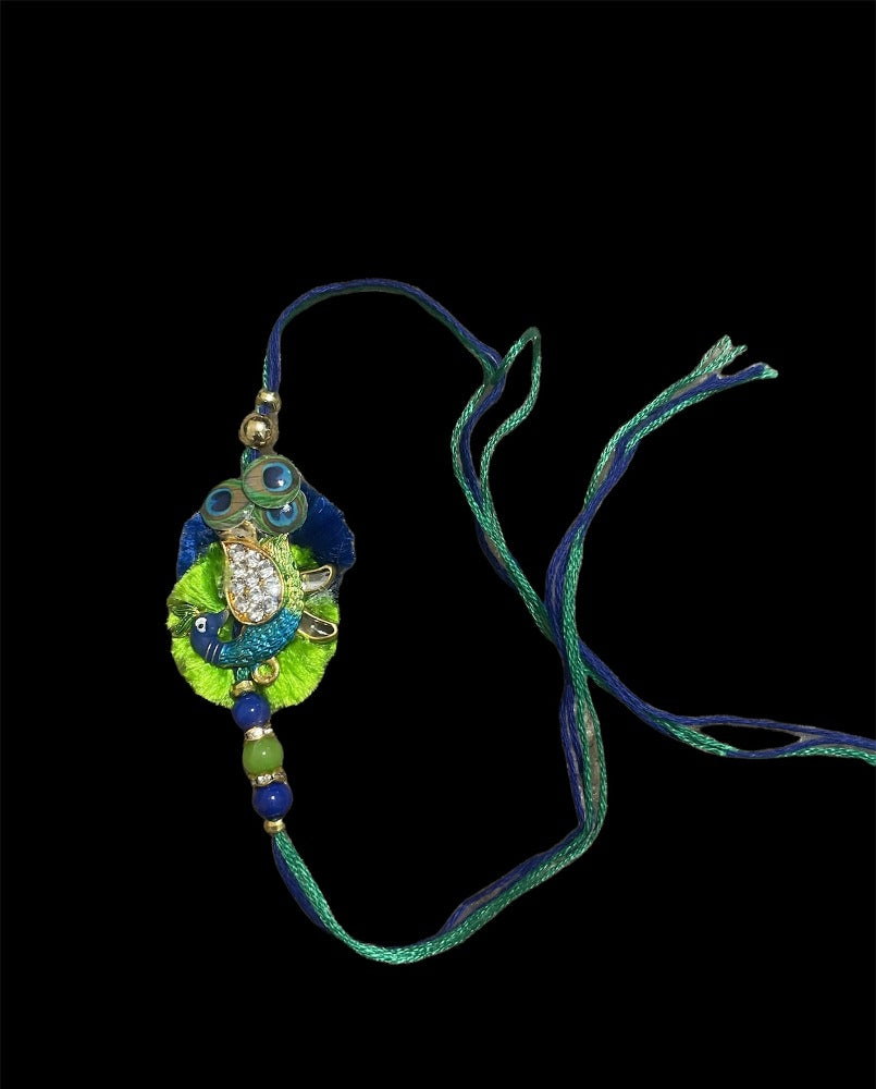 Ganesha Designed Lumba Rakhi Thali Set / Ruchi
