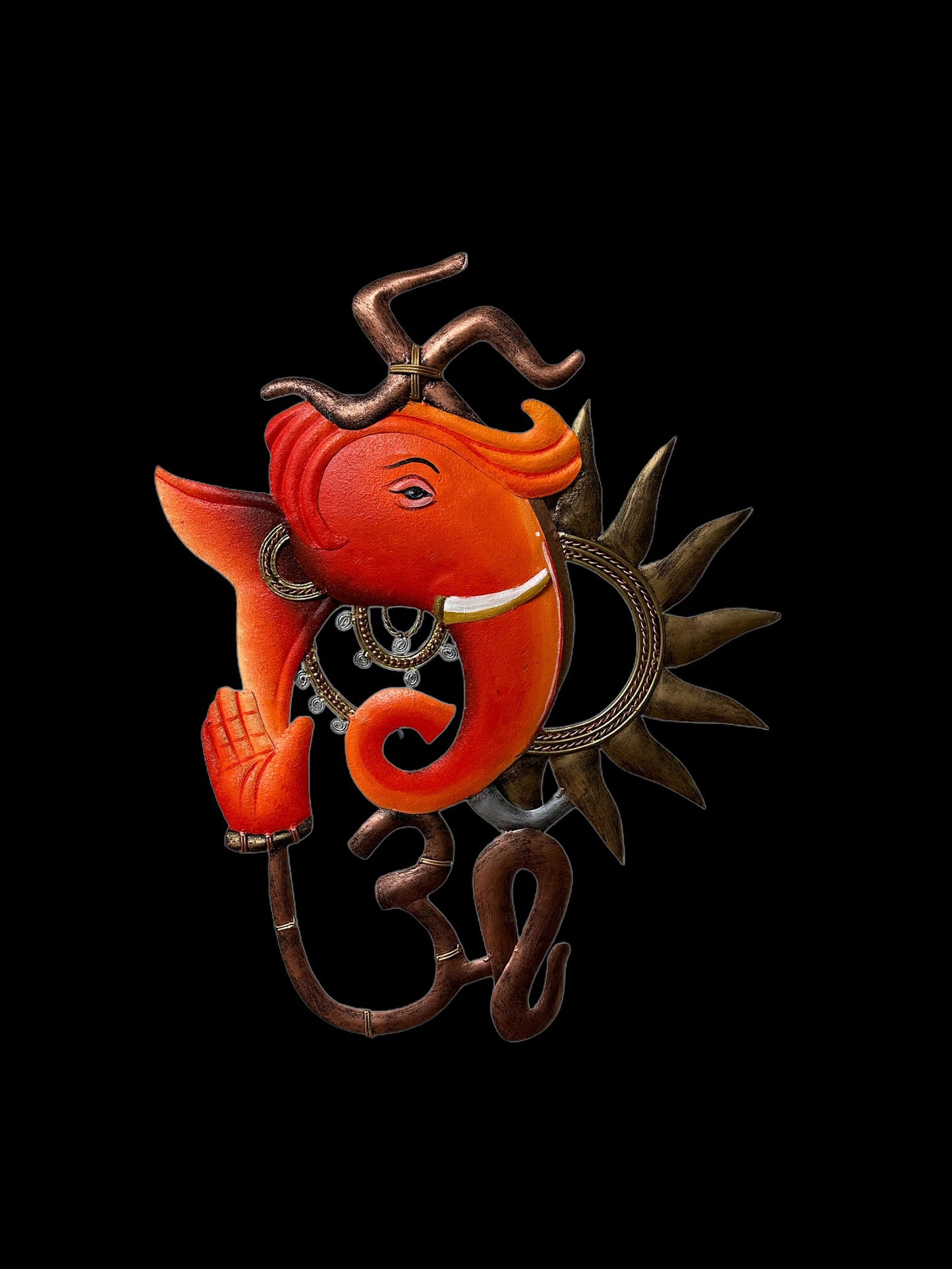 Metal Crafted Good Luck Wall Decor / Ruchi