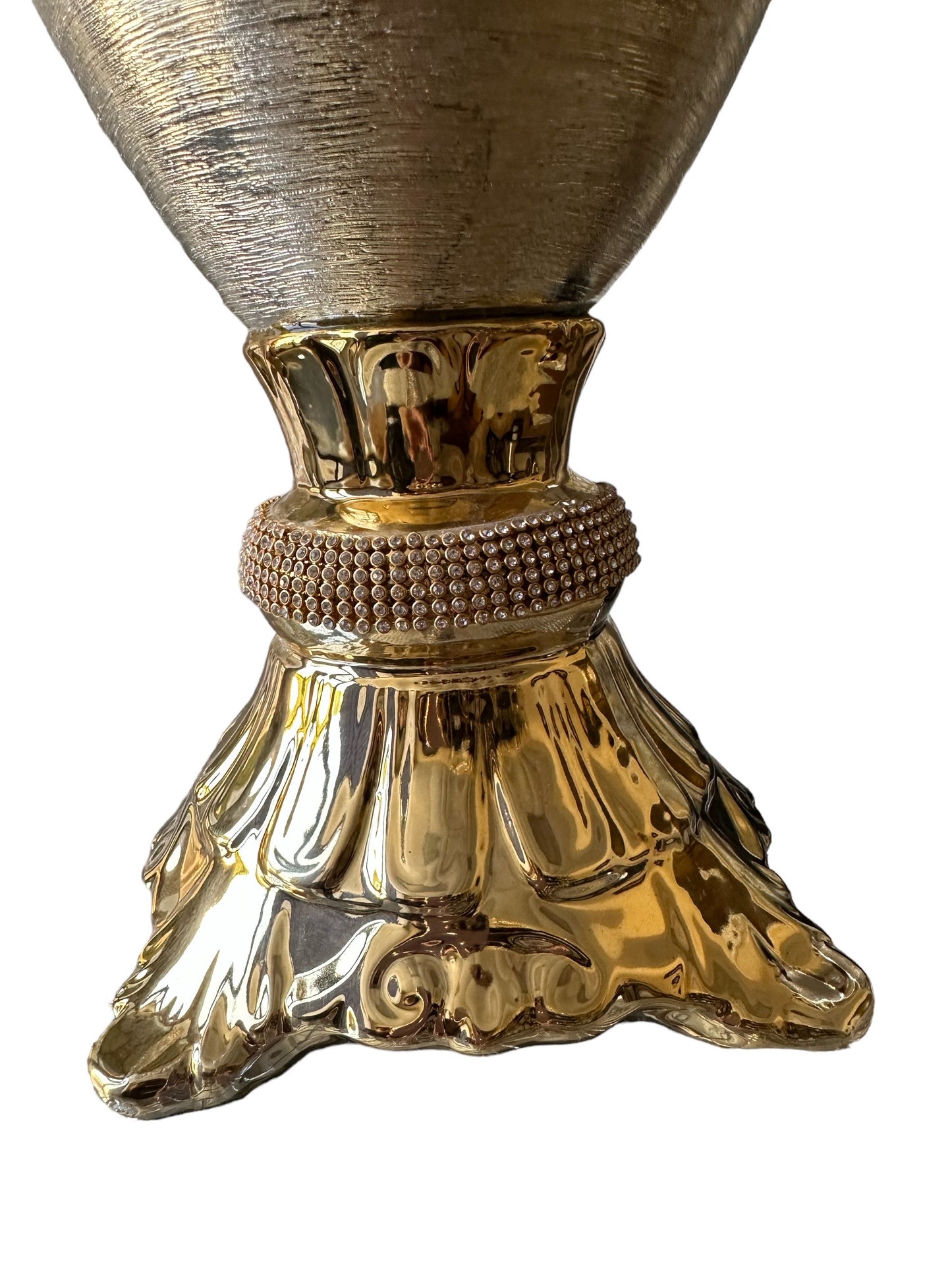 Antique Gold Trophy Flower Vase / Ruchi