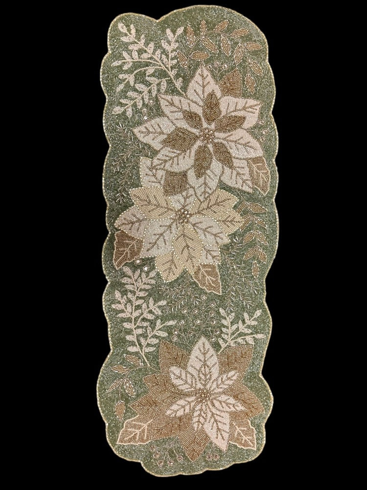 Table Runner Modern Embroidered Design / Ruchi