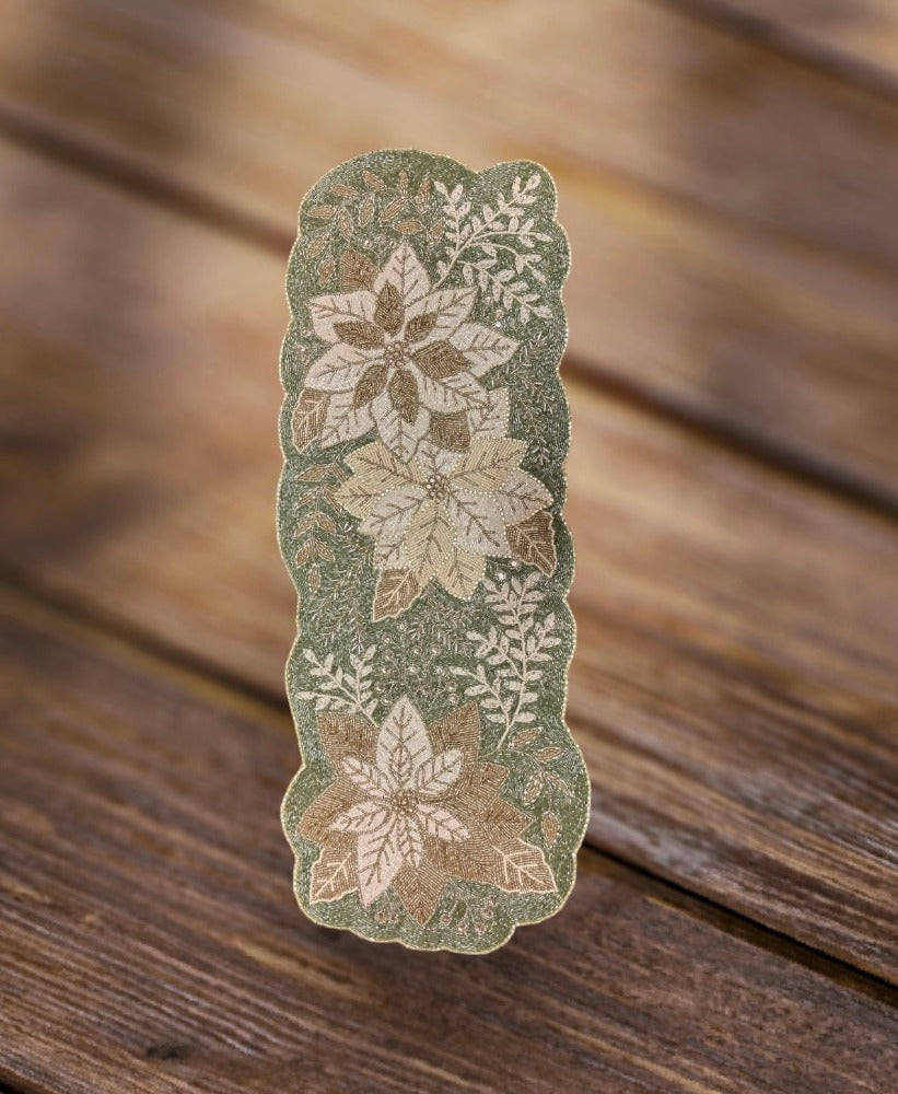 Table Runner Modern Embroidered Design / Ruchi