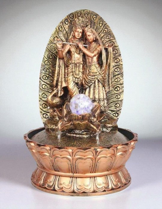 Radha Krishna LED Water Fountain / Ruchi