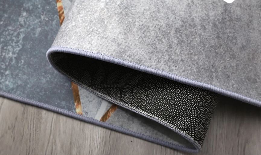Polyester Non Slip Rug For Living Room / Ruchi